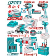 Total TCKLI20595 5 Pcs Cordless industrial combo kit product image