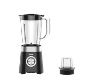 خلاط سونا 500واط سعة 1.5 لتر وسرعتان لون اسود مع مطحنة product image
