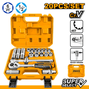 طقم لقم وسوكيت انكو 20 قطعة 1/2 بوصة product image