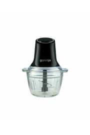 Gorenje 500W Chopper with 1L Glass Bowl Quad Stainless Steel Blade Pulse Function Black - S501GBK product image
