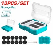 طقم قطع جلخ وحف 13 قطعة لجهاز دريميل من توتال TOTAL product image