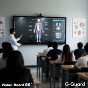 شاشة لمس تفاعلية ضخمة بقياس 86 بوصة وبدقة UHD 4K من G-Guard product image