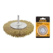 فرشاة سلك انكو دائرية جلخ 75 مم قطر عمود 1/4 بوصة product image