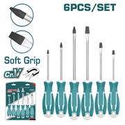 طقم مفكات 6 قطع يد ربر product image