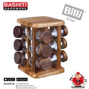 رف توابل بيلي 12 قطعة لتنظيم رائع وسهل في مطبخك product image
