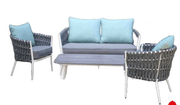 طقم كنب الحديقة 4 مقاعد مزدوجة الوجه product image