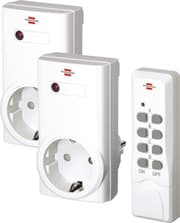 طقم وصلات كهرباء بالتحكم على بعد عدد 2 مع ريموت برينستيوال Brennenstuhl product image