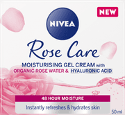NIVEA Rose Care Moisturising Gel Cream 50ml product image
