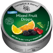 Cavendish & Harvey Sugar Free Mixed Fruit Drops 175g product image