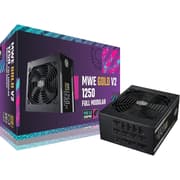 Cooler Master MWE Gold 1250 V2 ATX3.0 Fully Modular 1250W 80+ Gold Quiet 140mm FDB Fan 2 EPS Connectors High Temperature Resilience product image