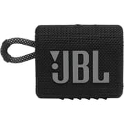 JBL Go3 Portable Speaker with Bluetooth Built-in Battery Waterproof & Dustproof Feature - Black product image