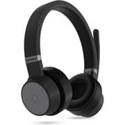 Lenovo Go Wireless ANC Headset USB Type C Wired/Wireless Bluetooth Noise Cancelling Microphone & Teams Certification - Black product image