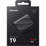 SAMSUNG T9 Portable SSD 4TB USB 3.2 Gen 2x2 External SSD Read Speeds Up to 2,000MB/s for Gaming, Students & Professionals product image