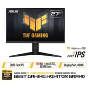 ASUS TUF VG27AQL3A Gaming 27" Fast IPS 2K QHD 180Hz 1ms HDR400 G-SYNC Compatible Variable Overdrive 130% sRGB Adjustable Stand w/ Speakers product image