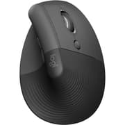 Logitech NEW Lift Vertical Ergonomic Mouse Wireless, Bluetooth Quiet clicks 4 buttons For Windows/macOS/iPadOS, Laptop, PC , Graphite product image