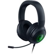 Razer Kraken V3 X Wired USB 7.1 Surround Sound Lightweight Build Triforce 40mm Drivers HyperClear Cardioid Mic Chroma RGB Lighting - Black product image
