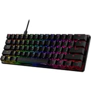 HyperX Alloy Origins 60% Small RGB Mechanical Double Shot PBT Keycaps US Layout HyperX Tactile Aqua Switch product image