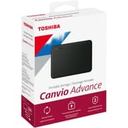 Toshiba Canvio Advance 4TB Portable External Hard Drive USB 3.0 Automatic backup & Password Protection - Black product image
