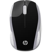 HP 200 USB Wireless Mouse with 1000 DPI Optical Sensor 2.4 GHz Wireless Cconnectivity Ambidextrous Design - Silver product image