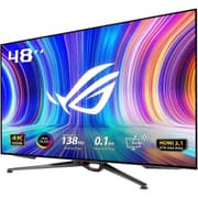 ASUS ROG Swift PG48UQ 48” 4K OLED 138Hz 0.1ms HDMI 2.1 True 10 bit DCI-P3 98% G-SYNC Compatible Console Ready & Remote Control product image