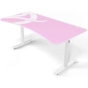 Arozzi Arena Ultrawide Curved Gaming Desk Water ResistantMat Custom Monitor Mount Cable Management - Pink product image
