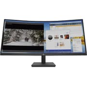 HP P34HC 34" Curved 1500R 3K UltraWide 100Hz Adjustable Height w/ Speakers & USB C Monitor product image