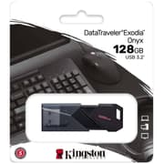 Kingston DataTraveler Exodia Onyx 128GB USB 3.2 Flash Drive product image