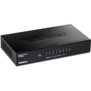 TRENDnet TEG-S83 8-Port Gigabit Desktop Switch RJ-45 Ports 16Gbps Switching Capacity Fanless Design Metal Enclosure - Black product image