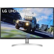 LG 32UN500-W 32” 4K HDR 10 DCI-P3 90% Color Gamut w/ 3-Side Virtually Borderless Design & Built-in Speakers product image