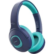 Promate Coddy Kids Wired/Wireless Adjustable Safe Volume Limit 85dB to 93dB AUX Share-Port Built-In Dual Mic & 20H Playtime - Aqua product image