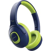 Promate Coddy Kids Wired/Wireless Adjustable Safe Volume Limit 85dB to 93dB AUX Share-Port Built-In Dual Mic & 20H Playtime - EMERALD product image