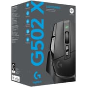 Logitech NEW G502 X LIGHTSPEED Wireless LIGHTFORCE Hybrid Optical-Mechanical Switches HERO 25K Sensor For macOS & Windows , Black product image