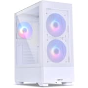 LIAN LI LANCOOL 205 MESH C High Airflow RGB Mesh Front Panel w/ 3 PWM Fans w/ USB Type-C - White product image