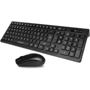 Promate ProCombo-12 Wireless Keyboard & Mouse Combo Sleek Nano USB Receiver Spill-Proof Design 12 Media Keys Arabic / English product image