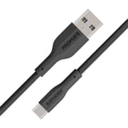 Promate XCord-AC USB to USB-C Charging Cable w/h 2A Fast Charging 1m Anti-Tangle Wire 10000 Long Bend Lifespan product image