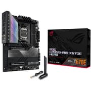 ASUS ROG Crosshair X670E Hero WiFi 6E DDR5 AM5 Ryzen 7000 PCIe® 5.0 5xM.2 Slots USB 3.2 Gen 2x2 USB4 Mainboard product image