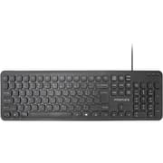 Promate EasyKey-4 Wired Keyboard Ultra-Slim Full-Size w/ 1.6m USB Cord Length Built-In Foldable Stands Arabic / English Layout product image