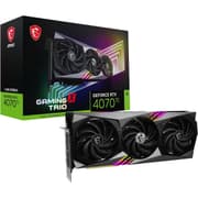MSI Gaming X Trio GeForce RTX 4070 Ti 12GB GDRR6X 192-Bit Tri-Frozr 3 Ada Lovelace Architecture Graphics Card product image
