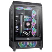 Thermaltake The Tower 500 SPCC / Tempered Glass ATX Mid Tower Computer Case - Black product image