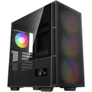 Deepcool CH560 Digital Mid Tower High Air Flow w/ 3x140mm + 1x120mm ARGB Fans Real-time Dual Status Digital Display - Black product image