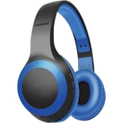 Promate LaBoca Wire & Wireless Headphone Deep Bass Bluetooth v5.0 w/ MicroSD Playback 5H Playtime Built-In Mic & Control - Blue product image