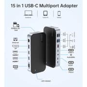 Choetech HUB-M52 15 In 1 Laptop USB C Docking Station Dual Monitor For Notebook , Mobile & Tablet product image