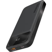 Promate Torq-10 Power Bank Universal 10000mAh Ultra-Slim 20W USB-C Port QC 3.0 18W Port Built-In Kickstand LCD Screen & Over-Heating Protection product image