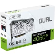 ASUS Dual GeForce RTX 4060 Ti OC Edition 8GB GDDR6 DLSS 3 HDMI 2.1 Graphic Card - White product image