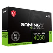 MSI Gaming GeForce RTX 4060 Gaming X NV EDITION 8GB GDRR6 TORX Fan 4.0 Ada Lovelace Architecture Graphics Card product image