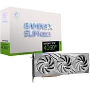 MSI Nvidia GeForce RTX 4060 Ti Gaming X Slim White 16G GDDR6 DLSS 3 HDMI 2.1 Graphic Card product image