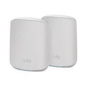 NETGEAR (RBK352) Orbi Mesh AX1800 (Up to 1.8 Gbps) Wi-Fi 6 Dual Band Router with 1 Satellite Extender Whole Home Coverage up to 2,500 sq. ft. and 30 Devices (2-Pack) product image