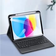 DUX DUCIS TK Series Bluetooth Keyboard Leather Case with Touchpad & Smart Sleep Function For iPad 10th Gen 10.9" 2022 English Layout - Black product image