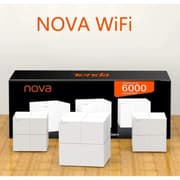 Tenda (MW6) Nova Mesh AC1200 Whole Home Wi-Fi System Gigabit Dual-Band: 2.4GHz + 5.0Ghz 2x Gigabit Ethernet Ports per Mesh Point Covers up to 500㎡ - Wi-Fi Mesh System (3-Pack) product image