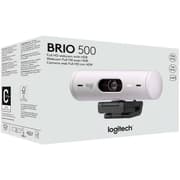 Logitech Brio 500 Full HD Webcam with Auto Light Correction Show Mode Dual Noise Reduction Mics Privacy Cover For Microsoft Teams, Google Meet, Zoom, USB-C Cable product image
